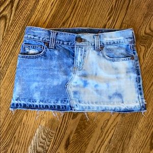 abercrombie kids Bleach Dye / Reverse TieDye Skirt